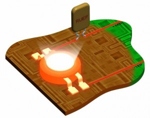 A Polyswitch positive temperature coefficient (PTC) device A Polyswitch positive temperature coefficient (PTC) device